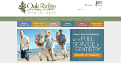 Desktop Screenshot of oakridgedentalarts.com